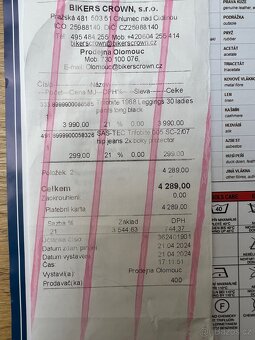 Dámské prodloužené legíny na motorku Trilobite Leggings long - 6