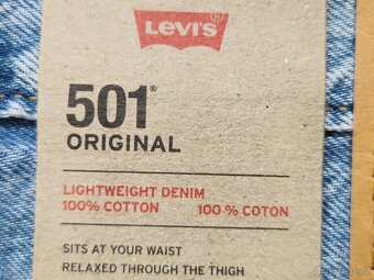 Pánské džíny Levi's 501 W34/L34=44/113cm p249 - 6