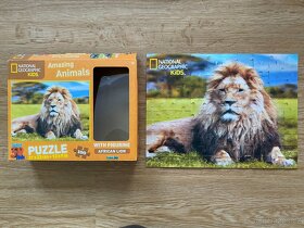 National Geographic 3D Puzzle – sloni, lev - 6