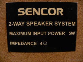 Micro-system Sencor SMC 403 + repro, 2 x 5W/4Ω RMS - 6