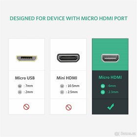 MicroHDMI hub s porty Hdmi,Vga,jack 3.5mm,microUsb - 6