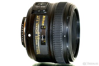 Nikon AF-S Nikkor 50mm 1:1,8 G + UV Kenko TOP STAV - 6