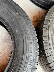 4x Continental 205/75/16 C 7mm letní - 6