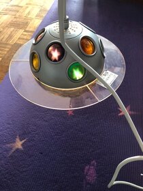 Vintage IKEA BLIMP závěsná lampa hvězdy planety světlo - 6