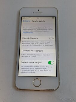iPhone SE 128gb gold. Top stav. Baterie 87%. Záruka 6 měsíců - 6