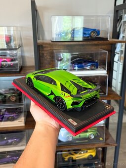 MR Collection - Lamborghini Aventador SVJ, Verde Alceo, 1:18 - 6