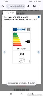 Kruger & Matz Smart TV 43" - 6