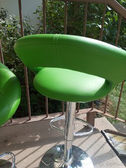 Nové designové barové židle cena za kus - 6