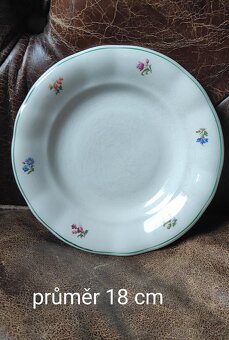 Retro porcelánové talíře - 6