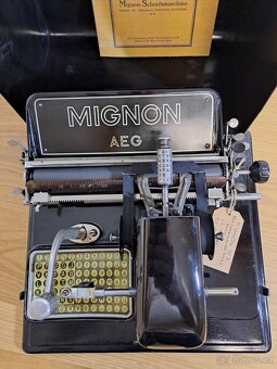 Psací stroj Mignon N' 3 - 6