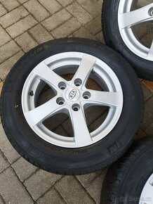 ALU 5x114.3 r15 DEZENT + LETNÍ PNEU - 6