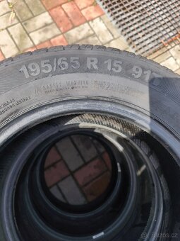 15" LETNÍ SADA PNEU 195 65 15 5-8MM CONTINENTAL - 6