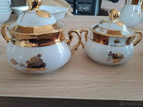 Porcelánová sada zlatá - 6