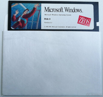 PREDÁM WINDOWS 3.1. 1992 ZEOS USA-TOTAL RARE - 6