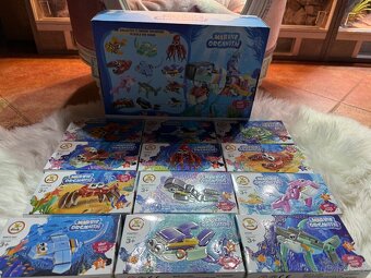 XXL sada mini stavebnic 12 kusů N.O.V.É. - 6