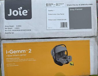 Autosedačka Joie I-Gemm 2 - grey flannel - 6
