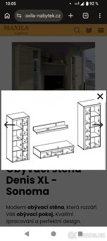 Obývací stěna dub sonoma - 6