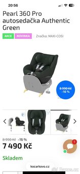 Maxi-Cosi Pearl 360 Pro autosedačka Authentic Green - 6