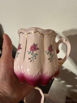 Růžový porcelán 6 hrnků Hanka 175 CHODOV - 6