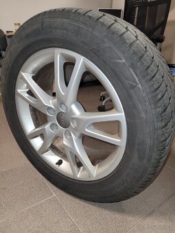 Originál disky + zimní pneu AUDI A6 Allroad, 235/55R18 - 6
