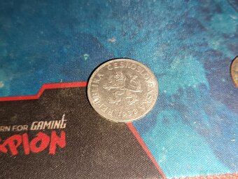 Velká sbírka československých mincí – 931 ks (1 Kčs, 2 Kčs, - 6