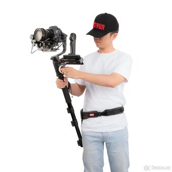 zhiyun foto pasek s extra klipem, pro objektivy,gimball,nový - 6