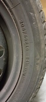 Plechová kola + zimní pneumatiky 205/55/R16 94H - 6