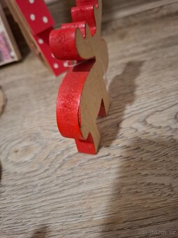 Vánoční ozdoby,  dekorace, stromeček,sob,svíčky, adventní - 6