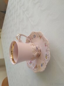 Hrnečky z růžového porcelánu (různé druhy 14ks) - 6