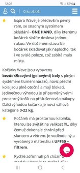 Sportovní kočárek Espiro Wave - 6