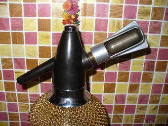 retro sifonová lahev s pův. obalem a bombičkami - 6