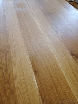 Jídelní stůl dub masiv a lavička - 6