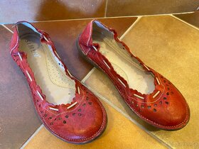 Dámské kožené baleríny – Simen - 6