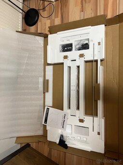 Výškově nastavitelný stůl 110cm NOVÝ dřevo - 6