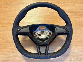 Volant Škoda - zkosený, perfo, tříramenný - ZÁNOVNÍ - 6