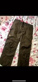 Fjallraven Karla trousers khaki zelené kalhoty / zip-off - 6