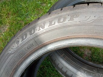 2 letní pneumatiky Dunlop 185/55/15 7,2mm - 6