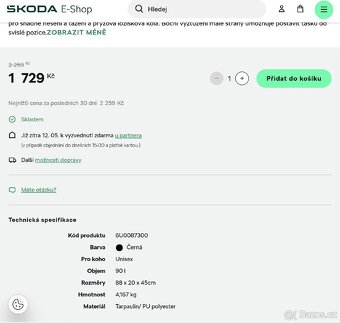 Cestovní taška na kolečkách ŠKODA kufr - 6