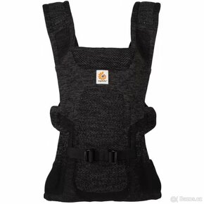 Ergobaby Aerloom Charcoal Black+slintáčky - 6