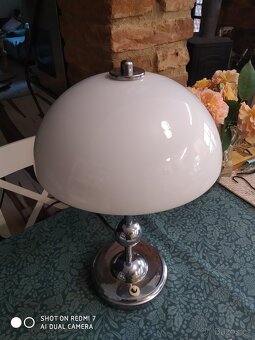 Starožitná větší stolní lampa r 1930 Funkcionalismus - 6