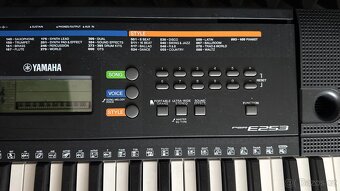 Klávesy Yamaha PSR E253 - 6