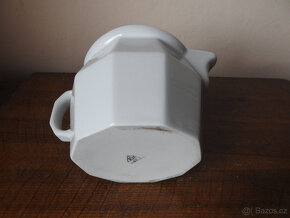 Porcelánová  konvice mlékovka Richard Shiller Hoštěrádky - 6