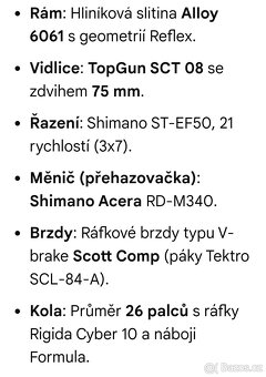 Dětské kolo velikost 26 - 6