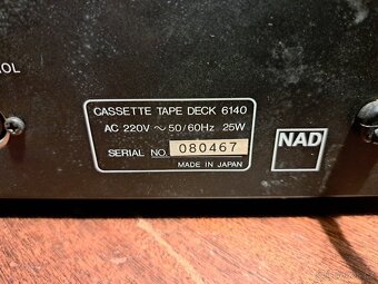 Tape deck NAD 6140 v TOP stavu - 6