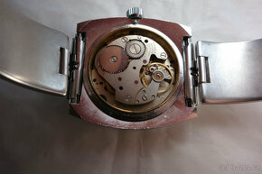 Staré. zajímavé mechanické Swiss hodinky Oberon digitál - 6