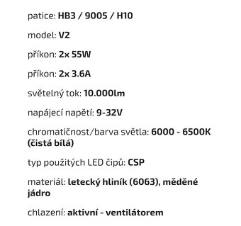 Led HB3 - 6