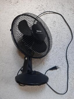 SENCOR stolní ventilátor c černé barvě, nepoužívan - 6