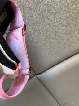 Lyžařské bryle, snowboardové bryle dámské růžovo bílé - 6