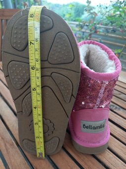 Dívčí botky s kožíškem podzim i zima vel.30 - 6