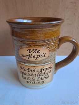 Keramické půllitry – sběratelská sada 6 ks, různé značky - 6